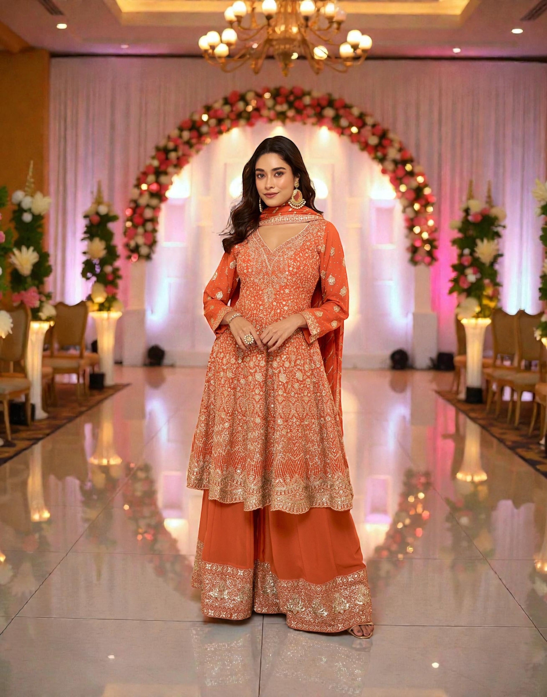 Designer collection: sharara suits by Kurti Connection USA