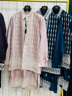 Half jacket kurta set / sherwani