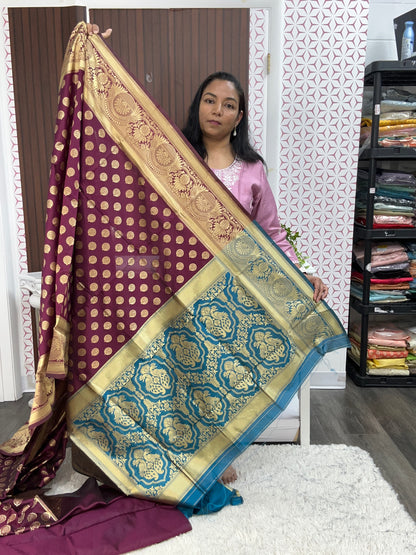 Purple saree : sale