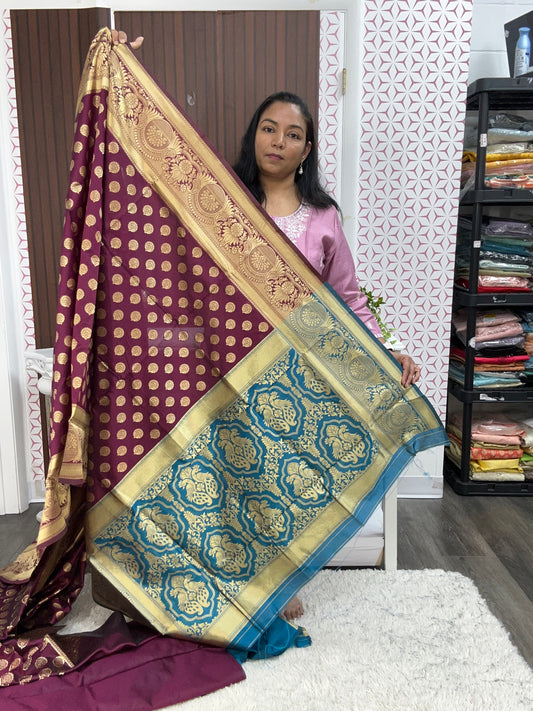 Purple saree : sale