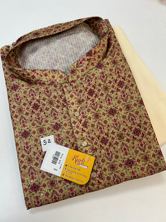 Printed kurta set