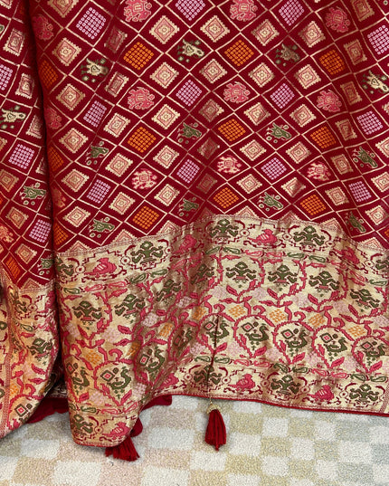 Bandhani patola saree
