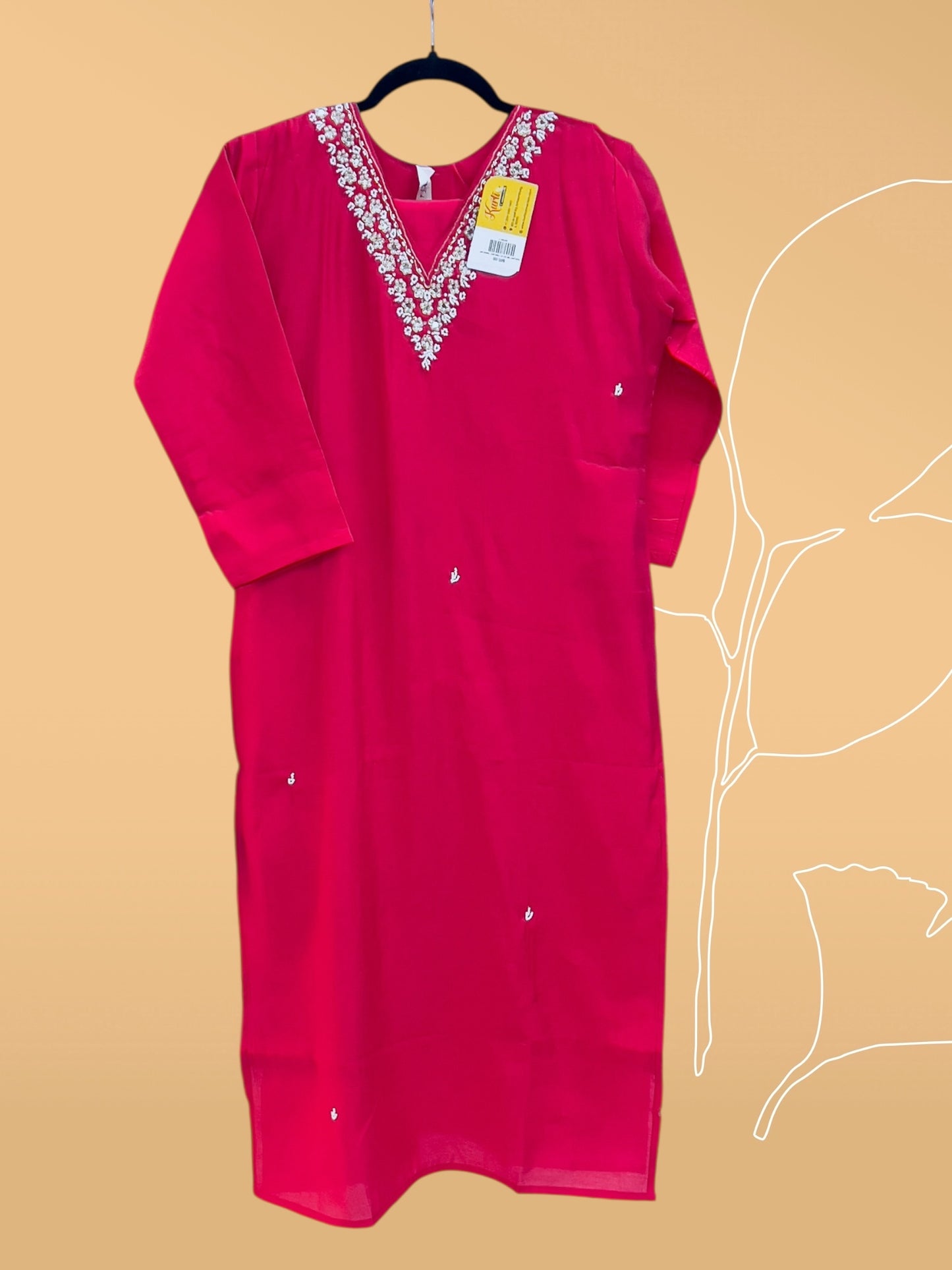 Dark pink : Salwar suit