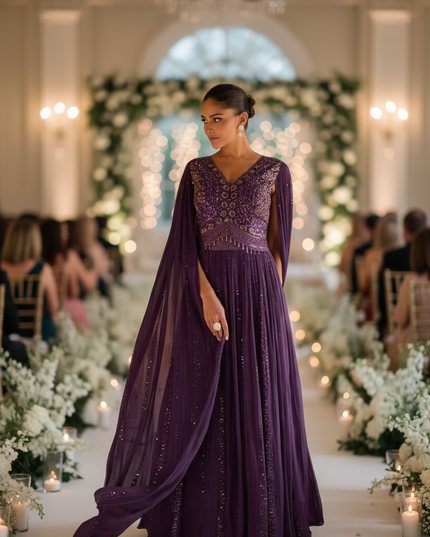 Party wear long gown