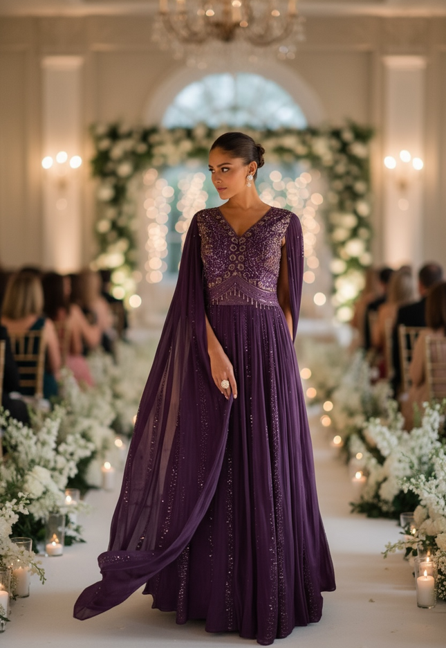 Party wear long gown