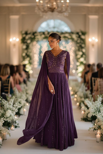 Party wear long gown