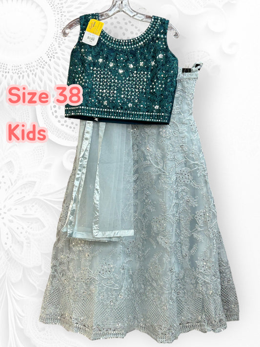 Size 38 kids lehenga choli set