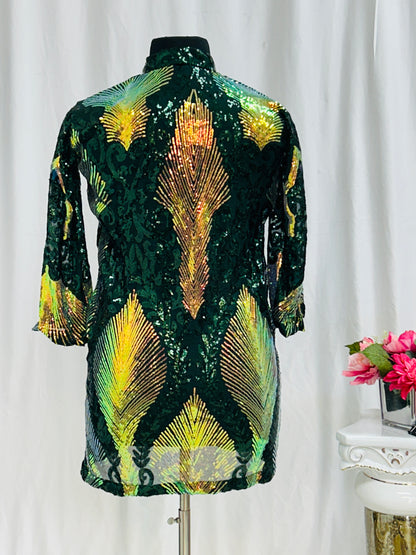 Sequin shrug | jacket for kurti / saree