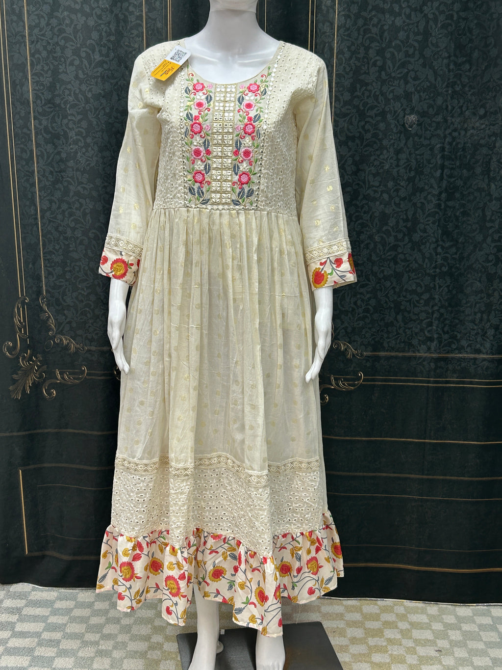 Cotton long kurti