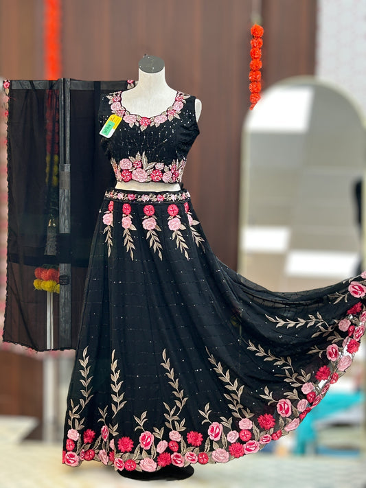 Georgette lehenga Choli set