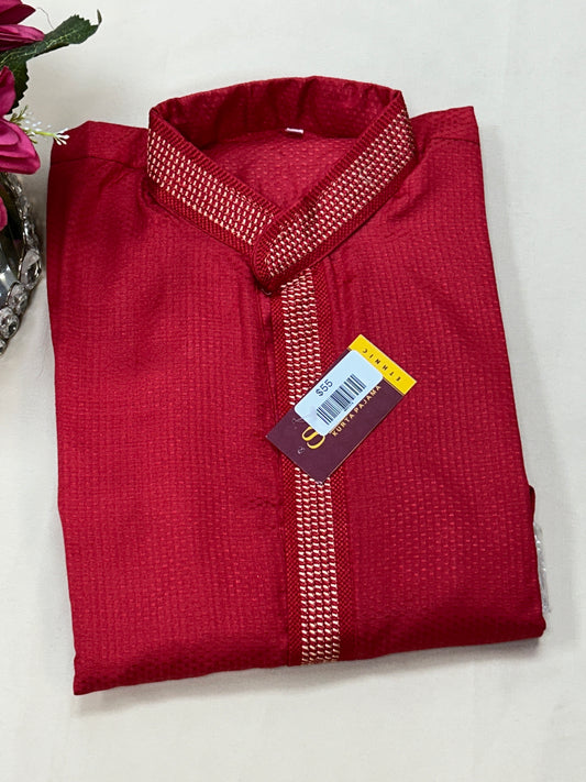 Red kurta set
