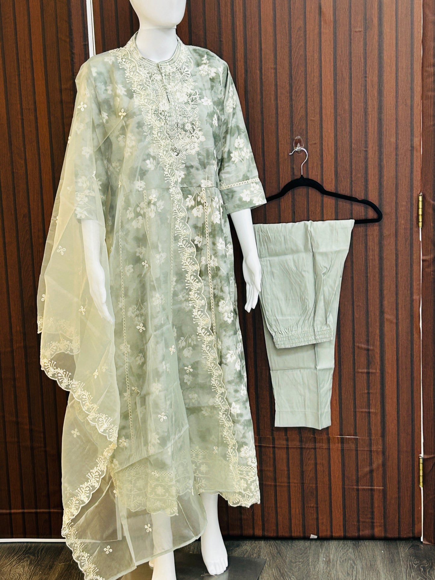 Kurti set with pant and dupatta