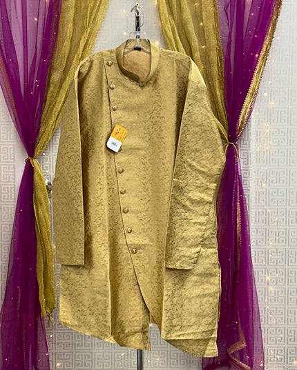 Gold kurta with gold pant
