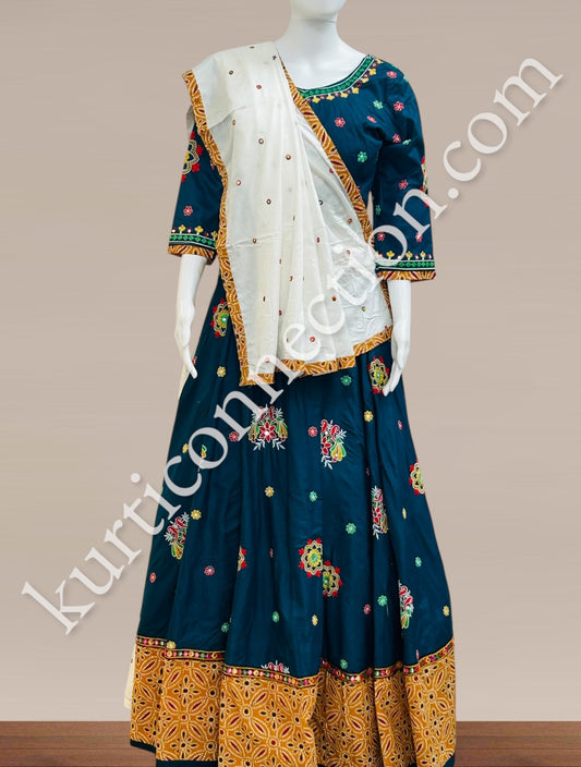 Cotton chaniya choli set for garba / lehenga choli