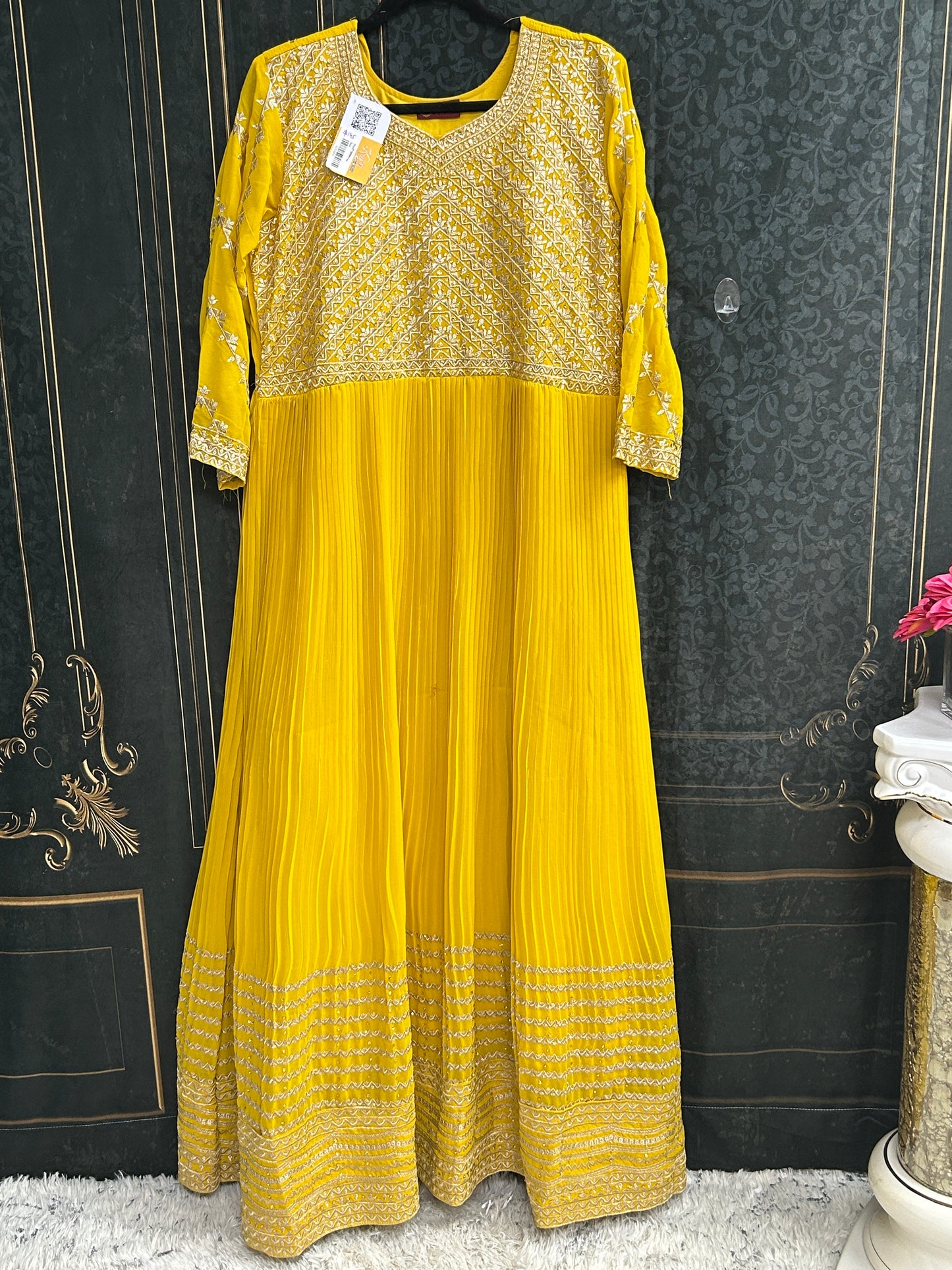 Party wear long dress : Blue