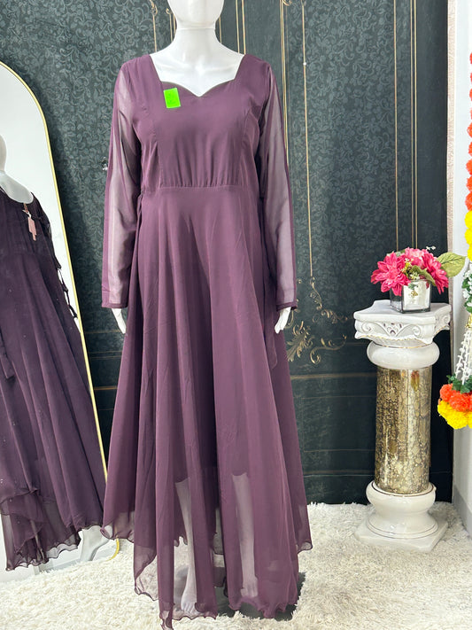 Georgette long kurti