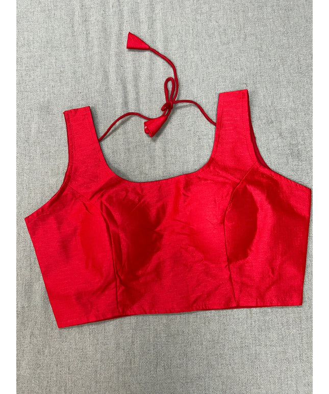 Raw silk blouses by Kurti Connection USA