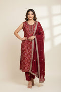 Banarasi salwar suit with heavy dupatta