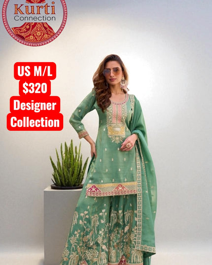 Gemini : Silk sharara sets
