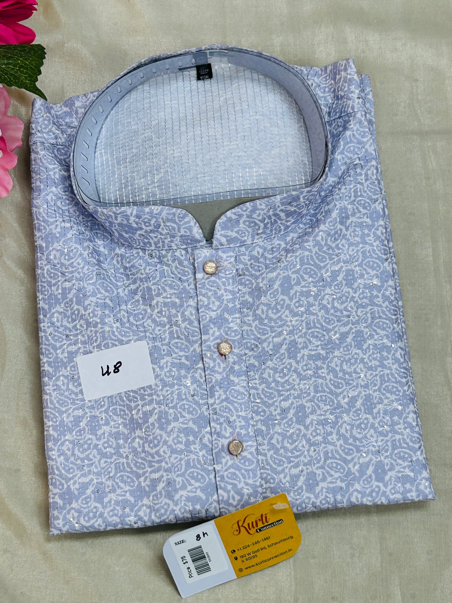 Light purple kurta set