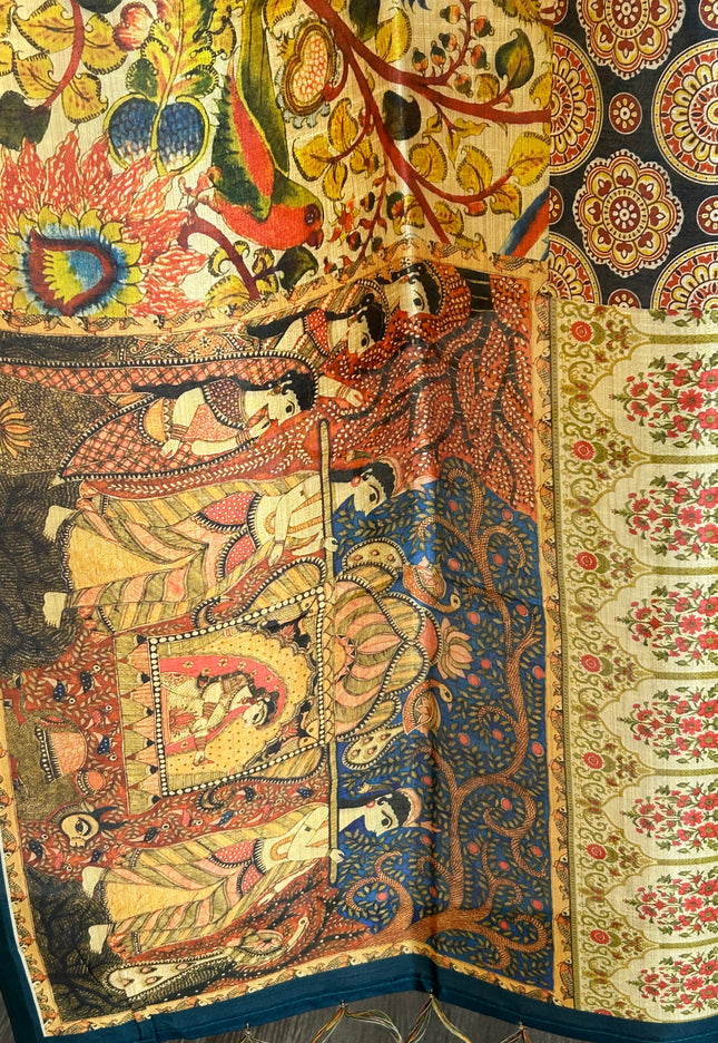 Silk dupatta : digital print