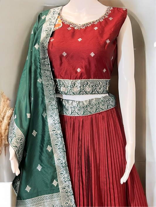 Silk Lehenga choli set