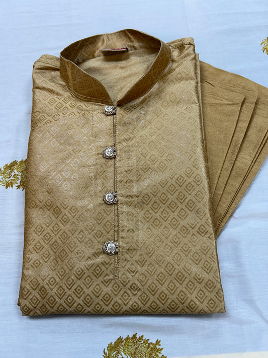 Gold Kurta with pant