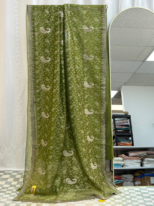 Shimmer silk saree : cocktail saree