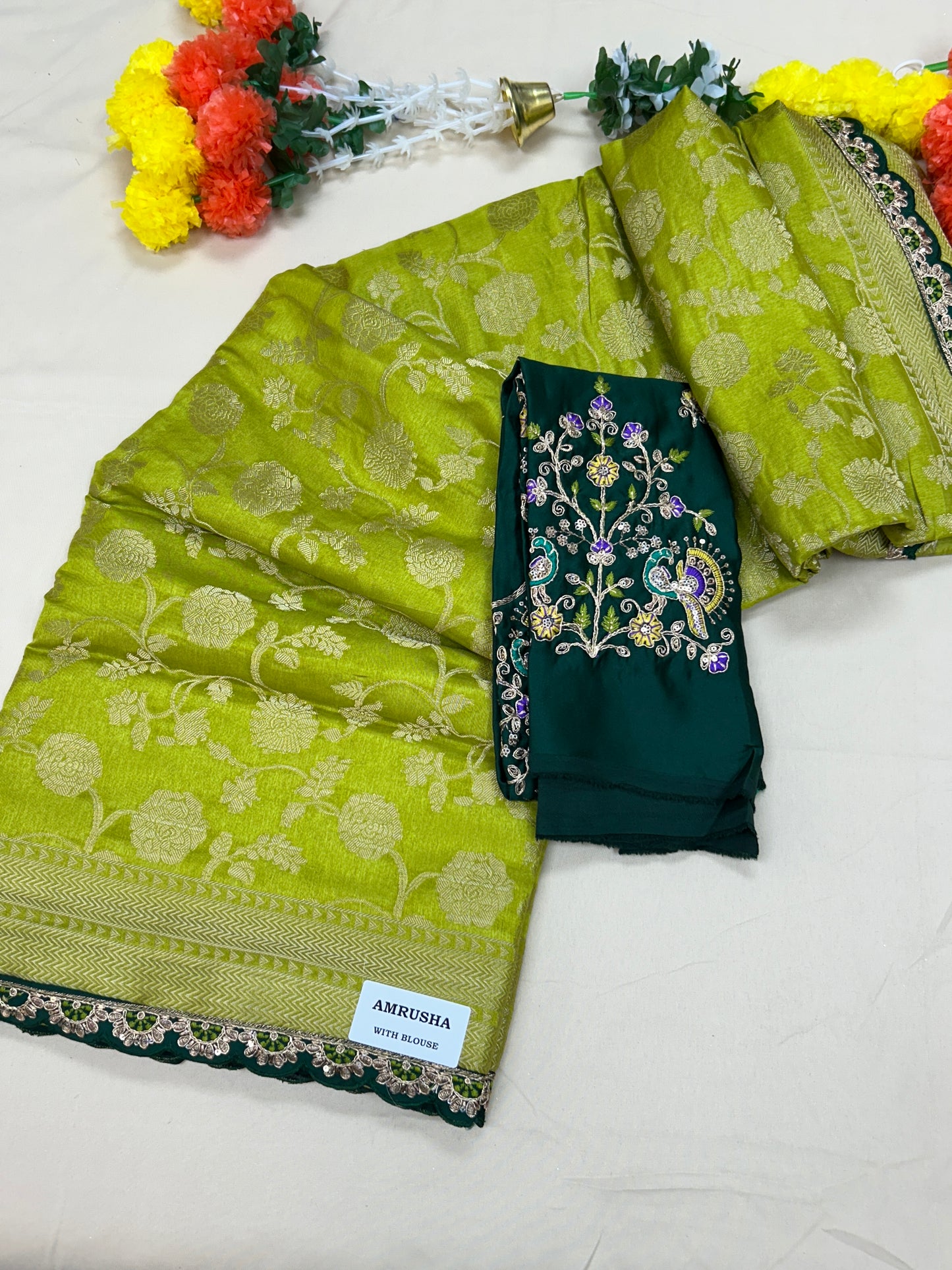 Party wear silk saree