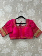 Silk blouse by Kurti Connection USA