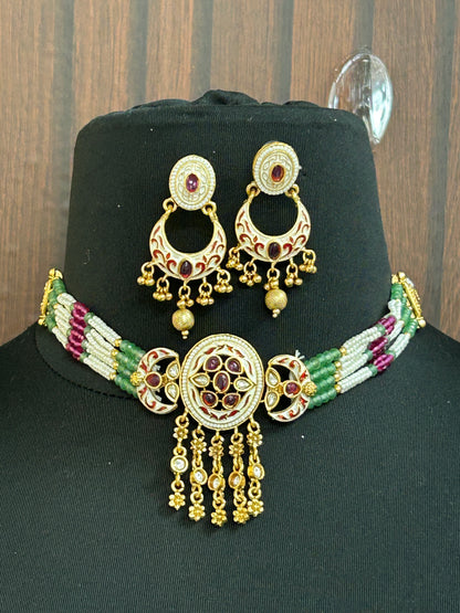 Choker necklace set