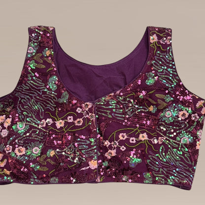 Sequin work blouse