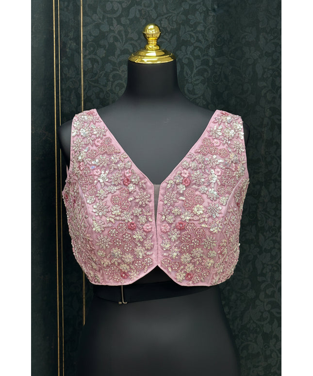 Pink blouse : sleeves available