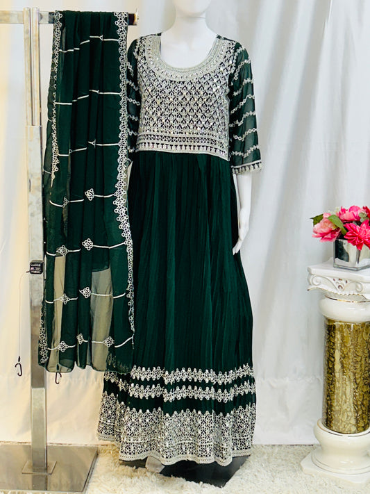 Georgette long kurti