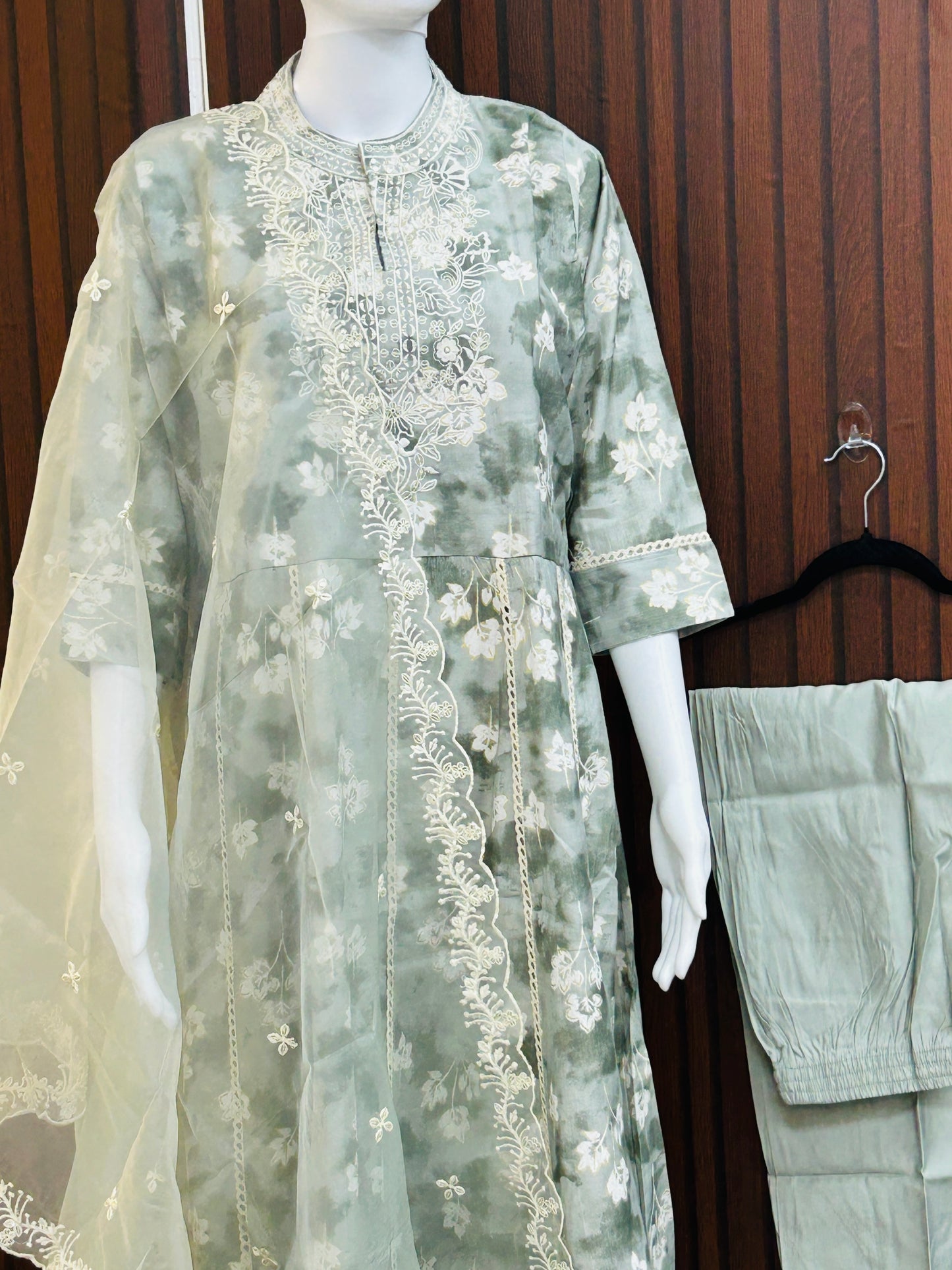 Kurti set with pant and dupatta