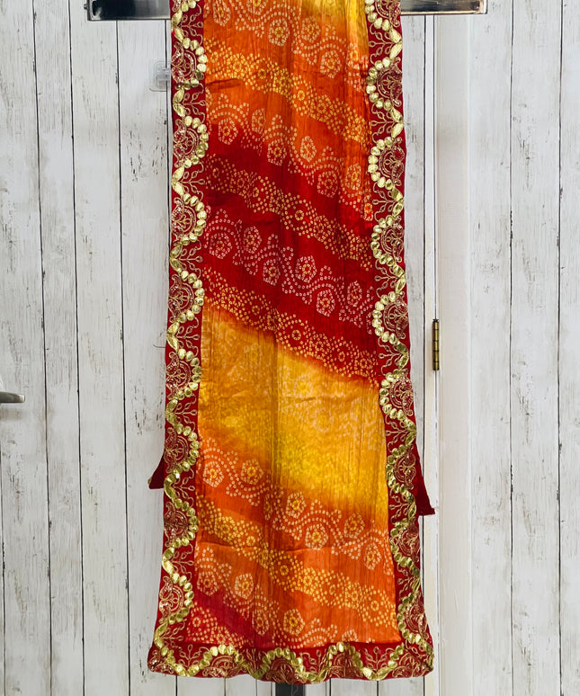 Gota Patti Bandhani dupatta