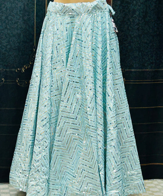 Sequin lehenga : garba chaniya