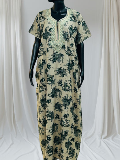 Rayon cotton nighty
