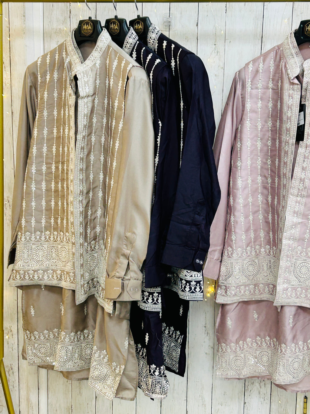 Half jacket kurta set / sherwani