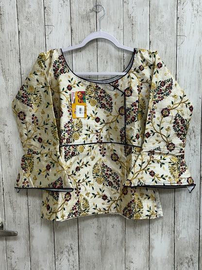 Raw silk blouse | long blouse