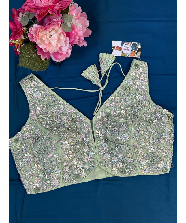 Ready made blouse : light Green
