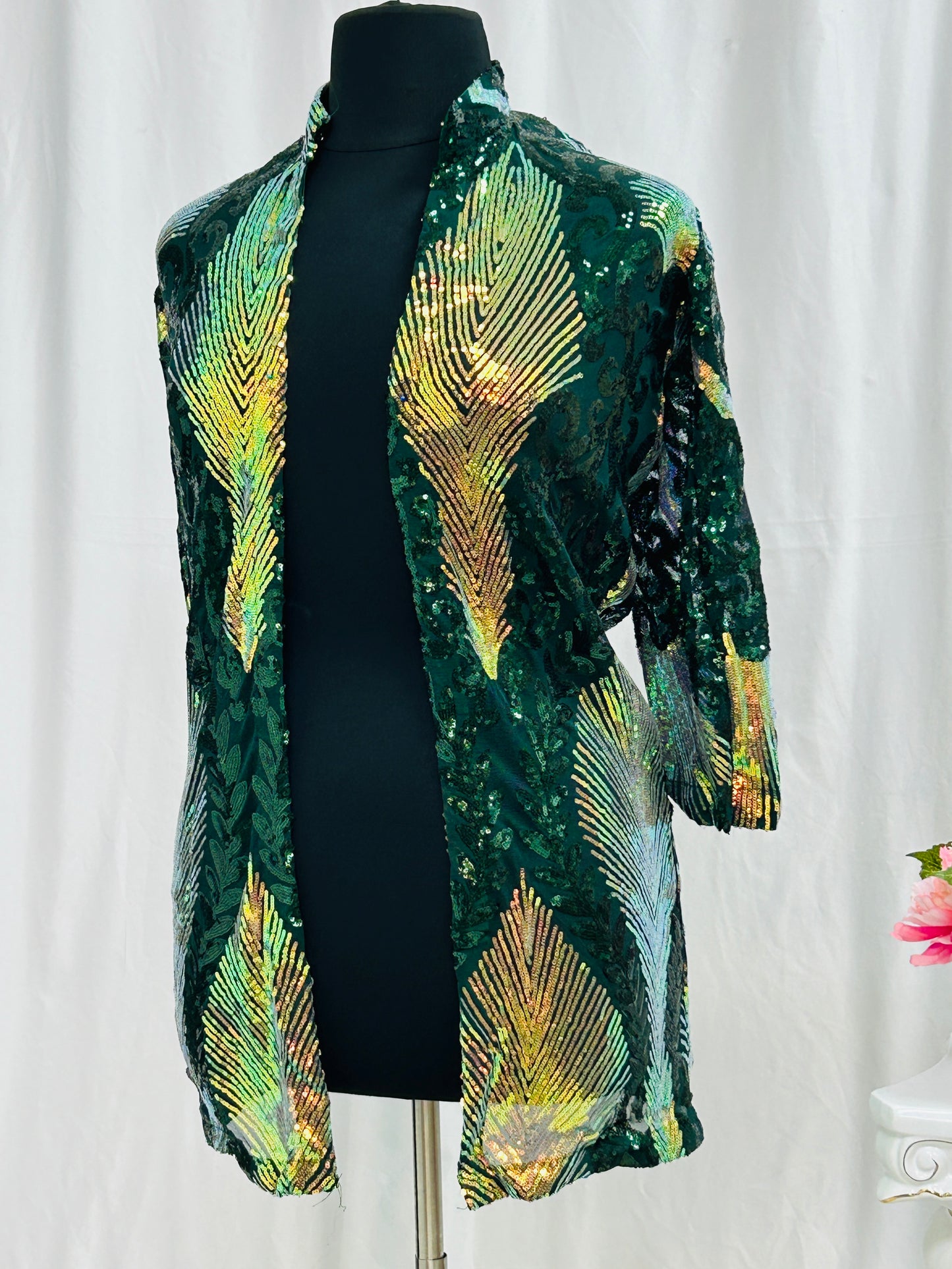 Sequin shrug | jacket for kurti / saree