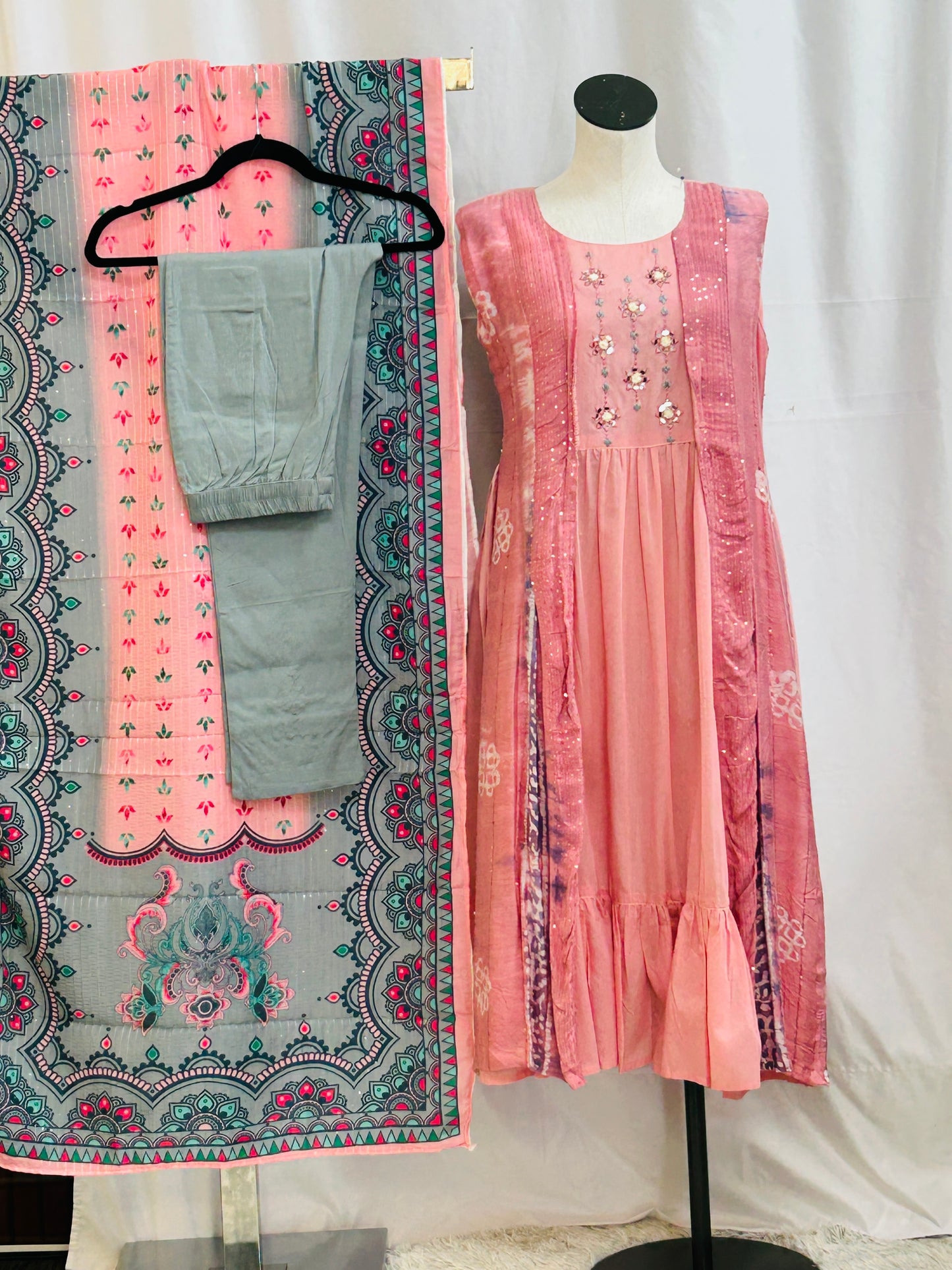 Mulmul cotton Kurti set : SALE