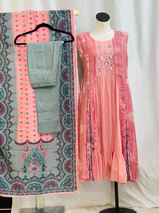 Mulmul cotton Kurti set : SALE