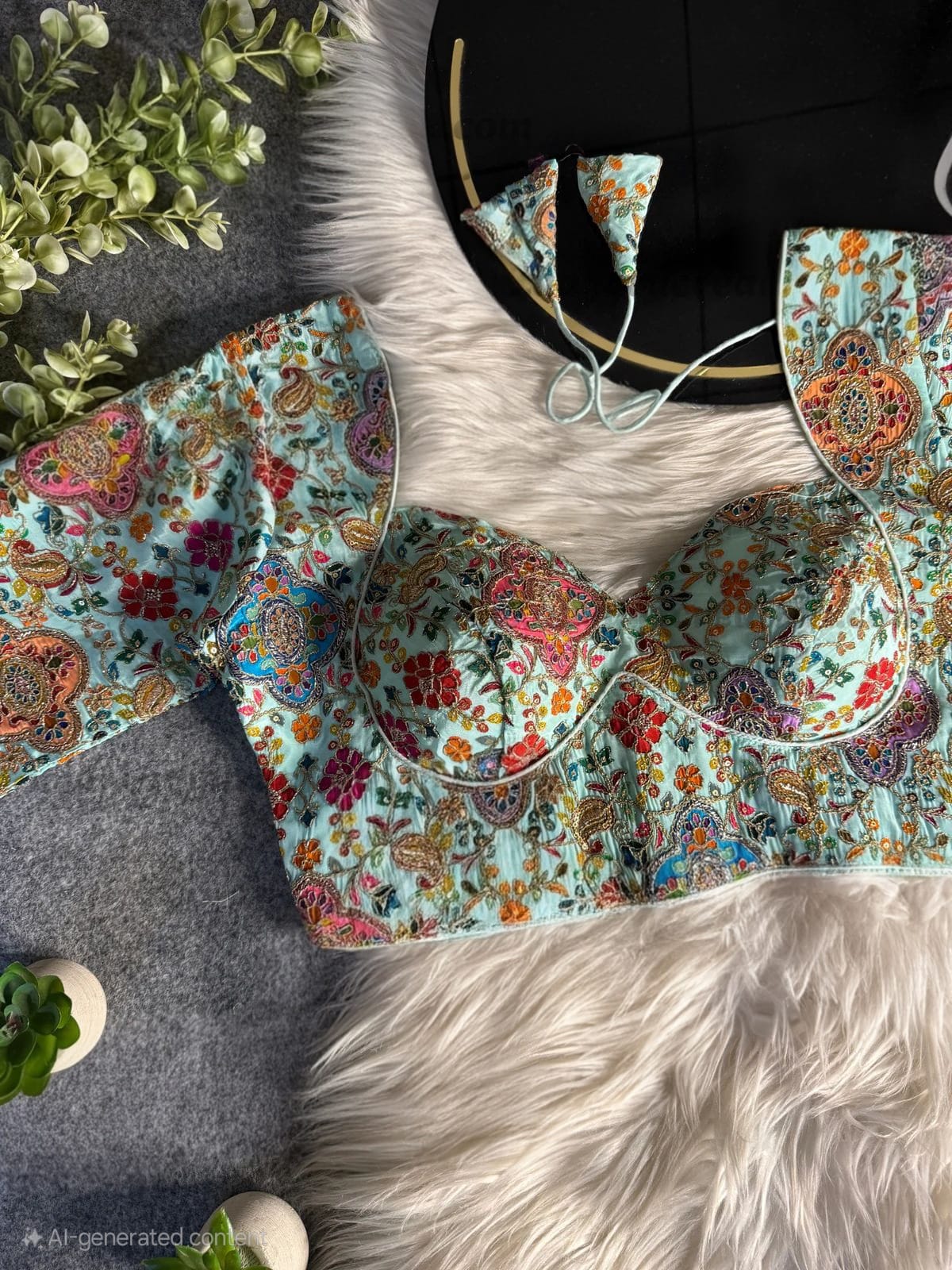 Silk blouses with jardoji work