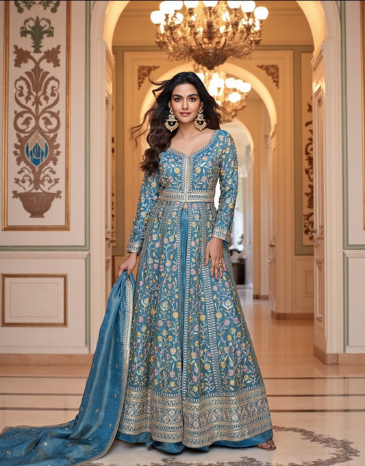 Pragya: party wear long gown