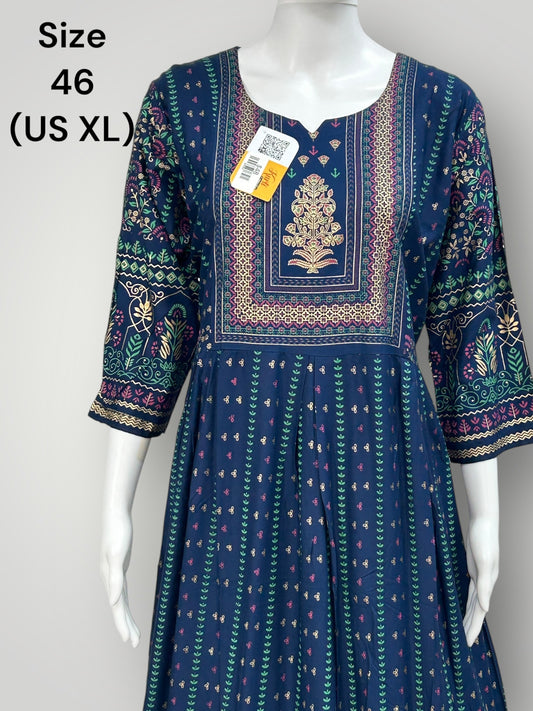 Cotton long kurti | Size 46