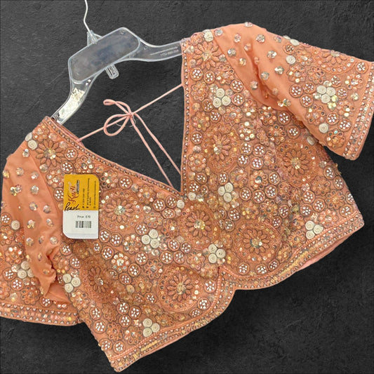 Peach blouse | readymade blouse