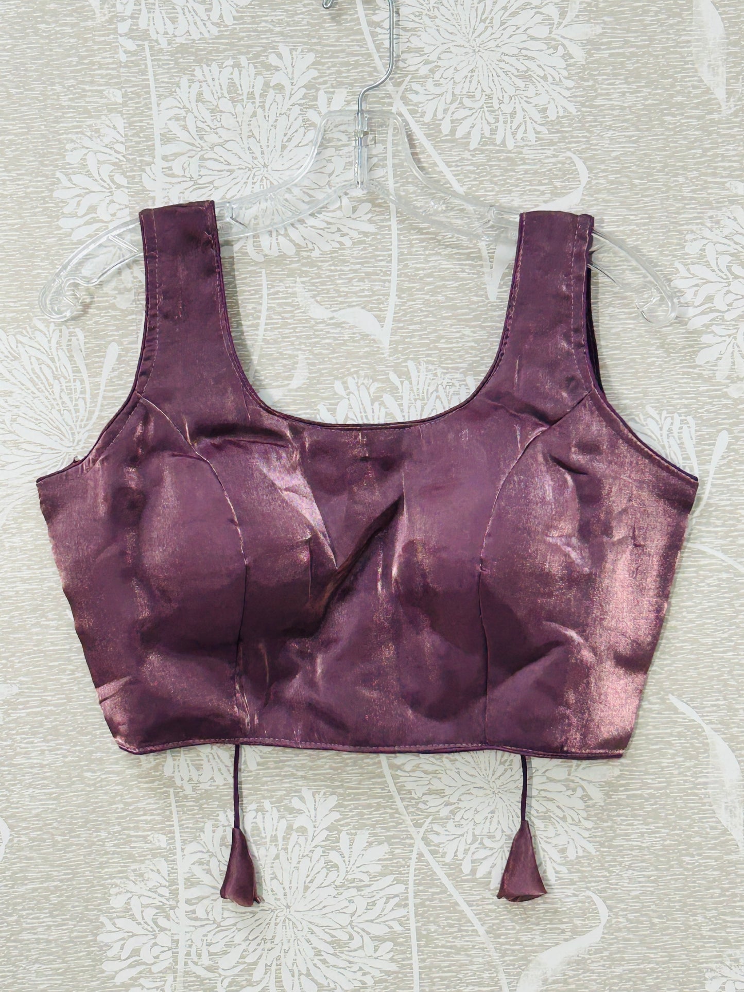 Onion pink tissue silk blouse
