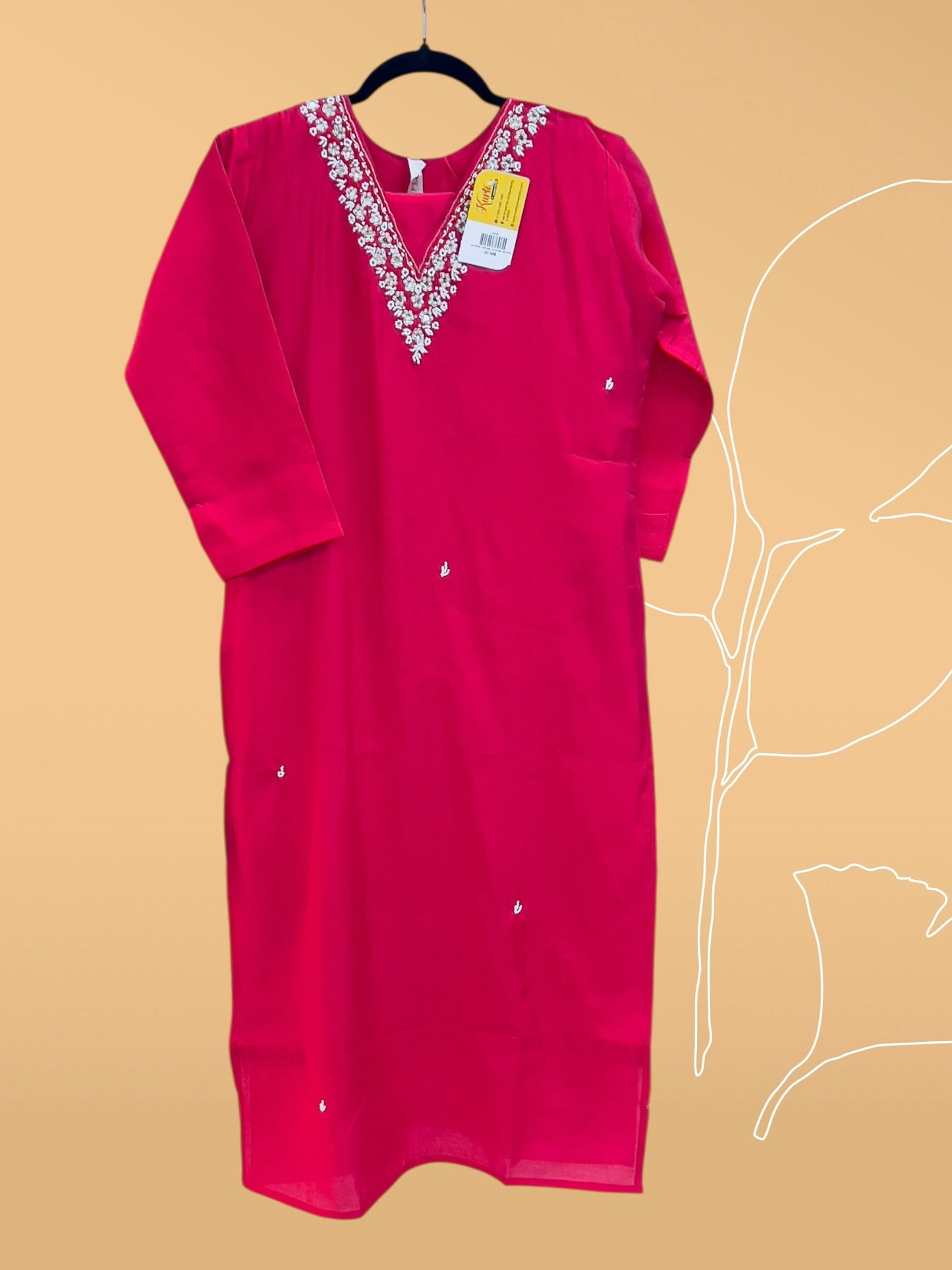 Dark pink : Salwar suit